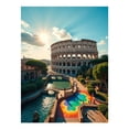 thumbnail image 1 of Diamond Art Kits for Adults - 5d Colosseum Sunset Vibrant Landscape Diamond Painting for Adults, Diamond Art for Adults Beginners, Diamond Painting Kits for Adults for Home Wall Decor, 1 of 7