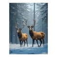 thumbnail image 1 of Diamond Art Kits for Adults - 5d Deer Winter Forest Antlers Snow Diamond Painting for Adults, Diamond Art for Adults Beginners, Diamond Painting Kits for Adults for Home Wall Decor, 1 of 7