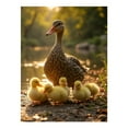 thumbnail image 1 of Diamond Art Kits for Adults - 5d Ducklings By Serene Lake Sunset Diamond Painting for Adults, Diamond Art for Adults Beginners, Diamond Painting Kits for Adults for Home Wall Decor, 1 of 7