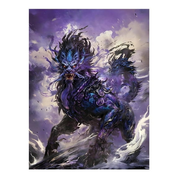 Diamond Art Kits for Adults - 5d Fantasy Creature Mystical Art Beast Diamond Painting for Adults, Diamond Art for Adults Beginners, Diamond Painting Kits for Adults for Home Wall Decor