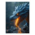 thumbnail image 1 of Diamond Art Kits for Adults - 5d Fiery Dragon Roar Fantasy Scene Diamond Painting for Adults, Diamond Art for Adults Beginners, Diamond Painting Kits for Adults for Home Wall Decor, 1 of 7