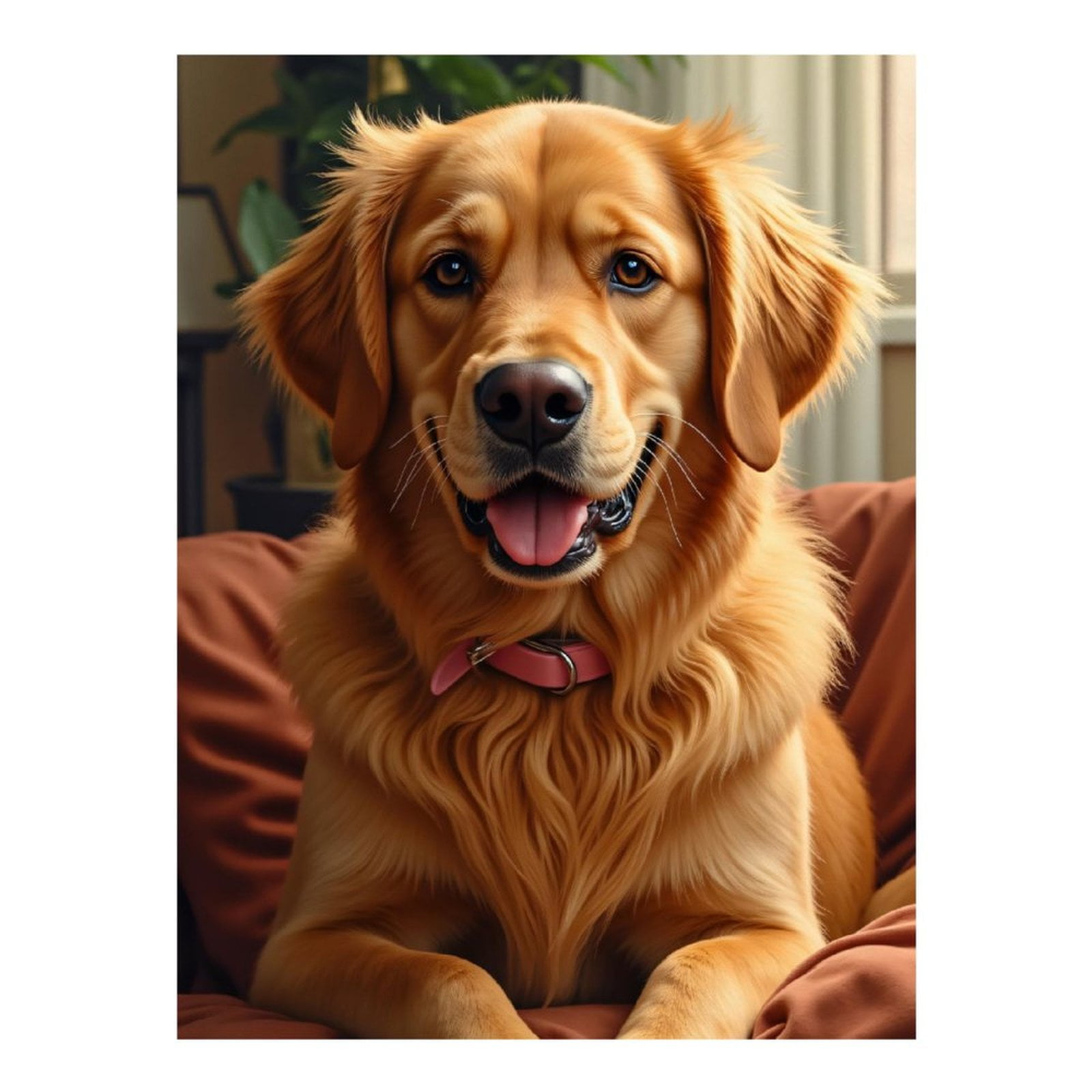 Diamond Art Kits for Adults - 5d Golden Retriever Cozy Chair Diamond Painting for Adults, Diamond Art for Adults Beginners, Diamond Painting Kits for Adults for Home Wall Decor