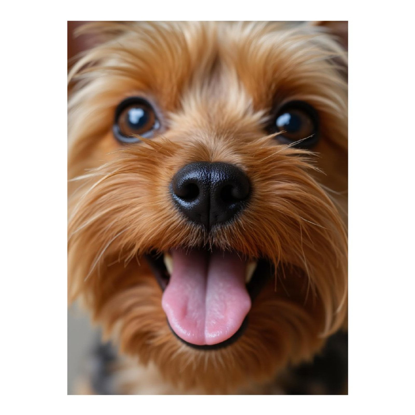 Diamond Art Kits for Adults - 5d Happy Yorkshire Terrier Close-Up Diamond Painting for Adults, Diamond Art for Adults Beginners, Diamond Painting Kits for Adults for Home Wall Decor
