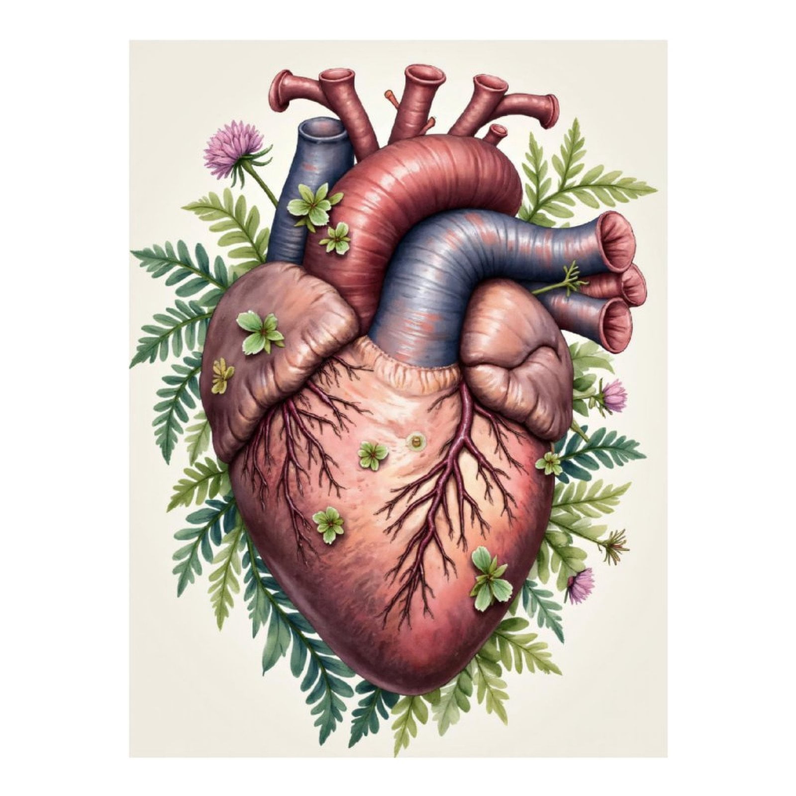 Diamond Art Kits for Adults - 5d Heart Flora Art Vivid Leaves Diamond Painting for Adults, Diamond Art for Adults Beginners, Diamond Painting Kits for Adults for Home Wall Decor
