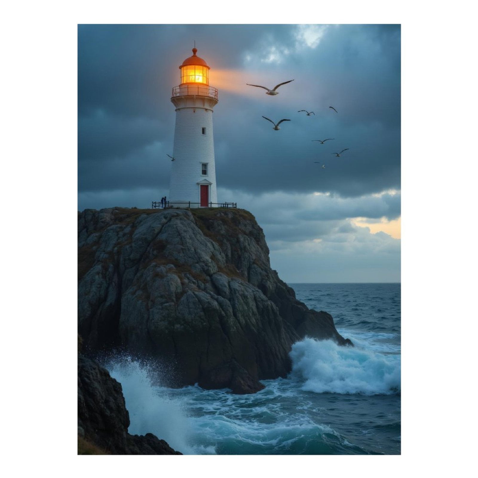 5D Lighthouse Diamond Painting Kit For Adults - Full Round Drill, 11.8x11.8 Inch DIY Wall Art - View #7