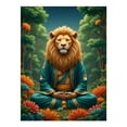 thumbnail image 1 of Diamond Art Kits for Adults - 5d Lion Meditating Forest Serenity Diamond Painting for Adults, Diamond Art for Adults Beginners, Diamond Painting Kits for Adults for Home Wall Decor, 1 of 7