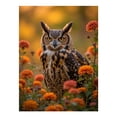 thumbnail image 1 of Diamond Art Kits for Adults - 5d Majestic Owl Surrounded By Flowers Diamond Painting for Adults, Diamond Art for Adults Beginners, Diamond Painting Kits for Adults for Home Wall Decor, 1 of 7