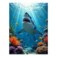 thumbnail image 1 of Diamond Art Kits for Adults - 5d Marine Predator Coral Reef Scene Diamond Painting for Adults, Diamond Art for Adults Beginners, Diamond Painting Kits for Adults for Home Wall Decor, 1 of 7