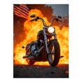 thumbnail image 1 of Diamond Art Kits for Adults - 5d Motorcycle Blaze Adventure Scene Diamond Painting for Adults, Diamond Art for Adults Beginners, Diamond Painting Kits for Adults for Home Wall Decor, 1 of 7