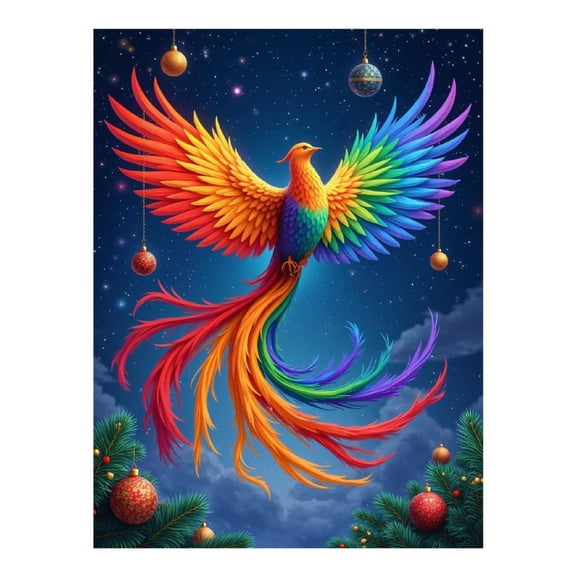 Diamond Art Kits for Adults - 5d Rainbow Bird Soaring Night Sky Diamond Painting for Adults, Diamond Art for Adults Beginners, Diamond Painting Kits for Adults for Home Wall Decor