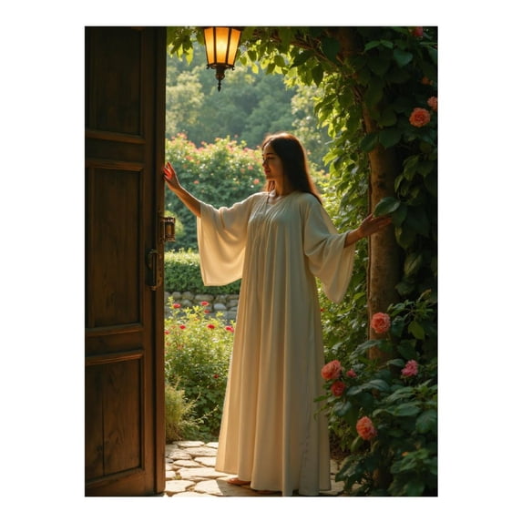 Diamond Art Kits for Adults - 5d Serene Garden Morning Light Diamond Painting for Adults, Diamond Art for Adults Beginners, Diamond Painting Kits for Adults for Home Wall Decor