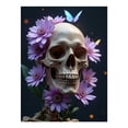thumbnail image 1 of Diamond Art Kits for Adults - 5d Skull Flowers Butterflies Art Diamond Painting for Adults, Diamond Art for Adults Beginners, Diamond Painting Kits for Adults for Home Wall Decor, 1 of 7