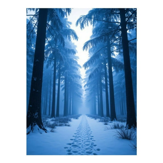 Diamond Art Kits for Adults - 5d Snowy Forest Pathway Serenity Diamond Painting for Adults, Diamond Art for Adults Beginners, Diamond Painting Kits for Adults for Home Wall Decor