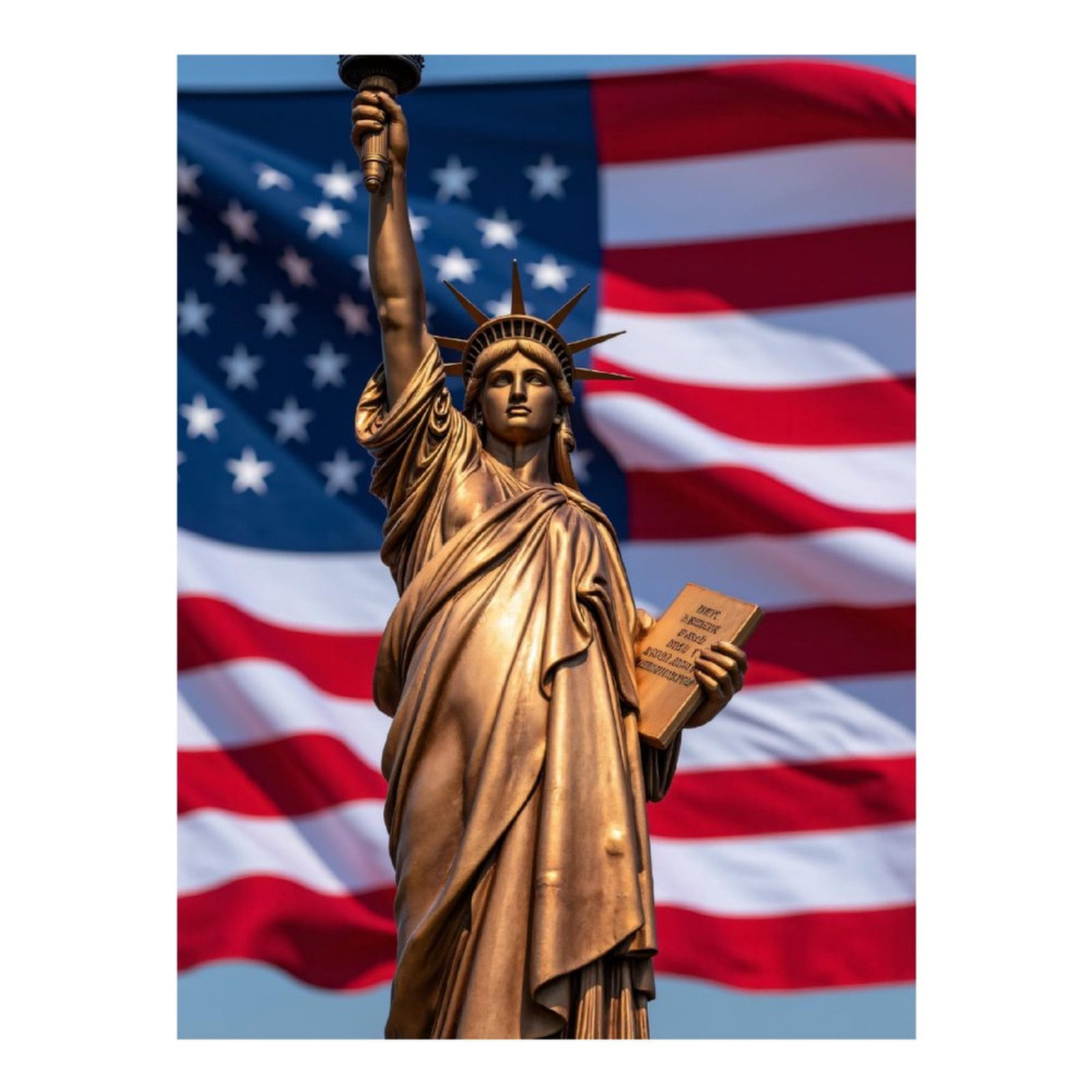 Diamond Art Kits for Adults - 5d Statue Freedom American Flag Patriotic Diamond Painting for Adults, Diamond Art for Adults Beginners, Diamond Painting Kits for Adults for Home Wall Decor