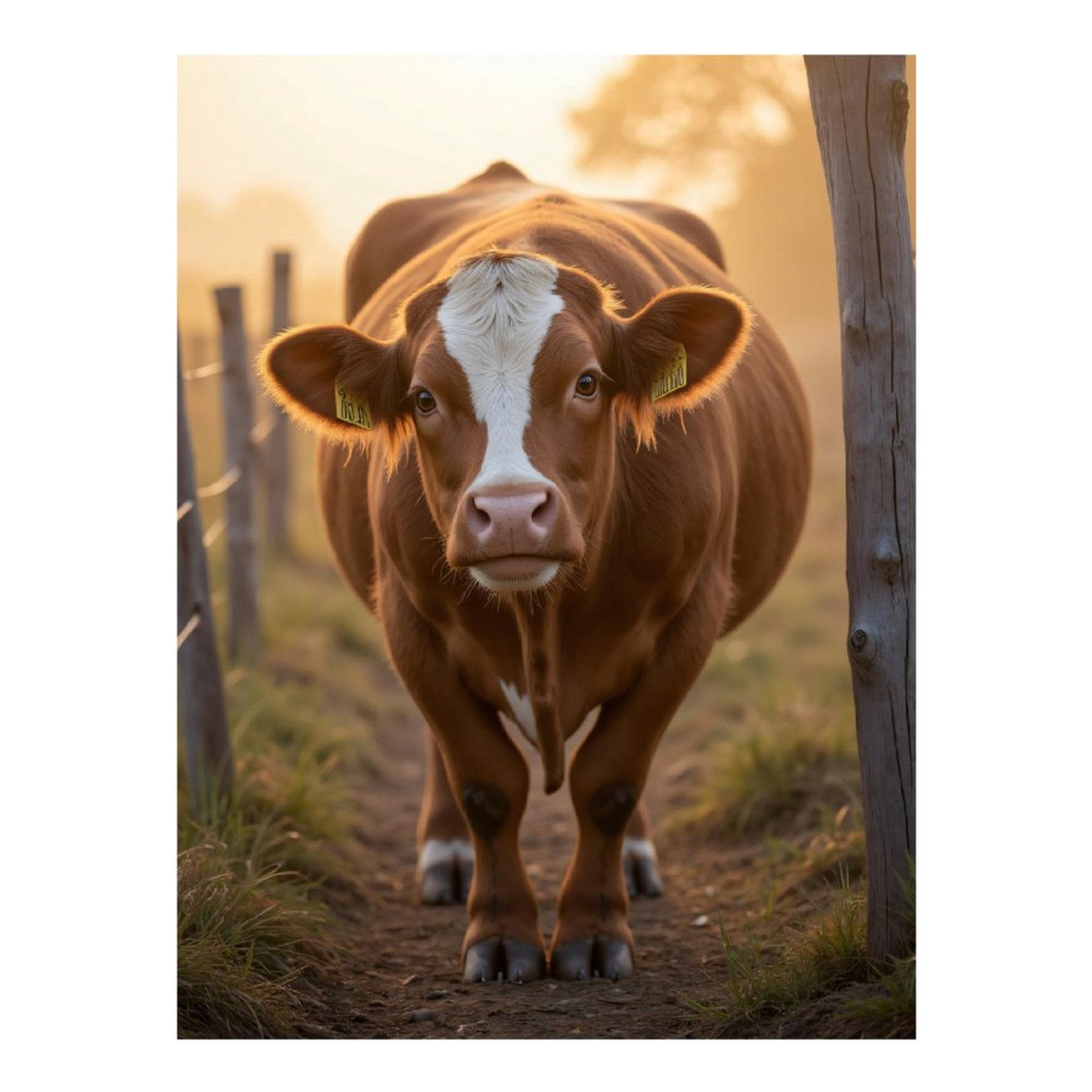 Diamond Art Kits for Adults - 5d Sunlit Pasture Cow Pathway Diamond ...