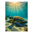 thumbnail image 1 of Diamond Art Kits for Adults - 5d Sunlit Sea Turtle Underwater Scene Diamond Painting for Adults, Diamond Art for Adults Beginners, Diamond Painting Kits for Adults for Home Wall Decor, 1 of 7