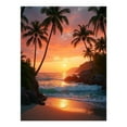 thumbnail image 1 of Diamond Art Kits for Adults - 5d Sunset Beach Tropical Paradise Diamond Painting for Adults, Diamond Art for Adults Beginners, Diamond Painting Kits for Adults for Home Wall Decor, 1 of 7