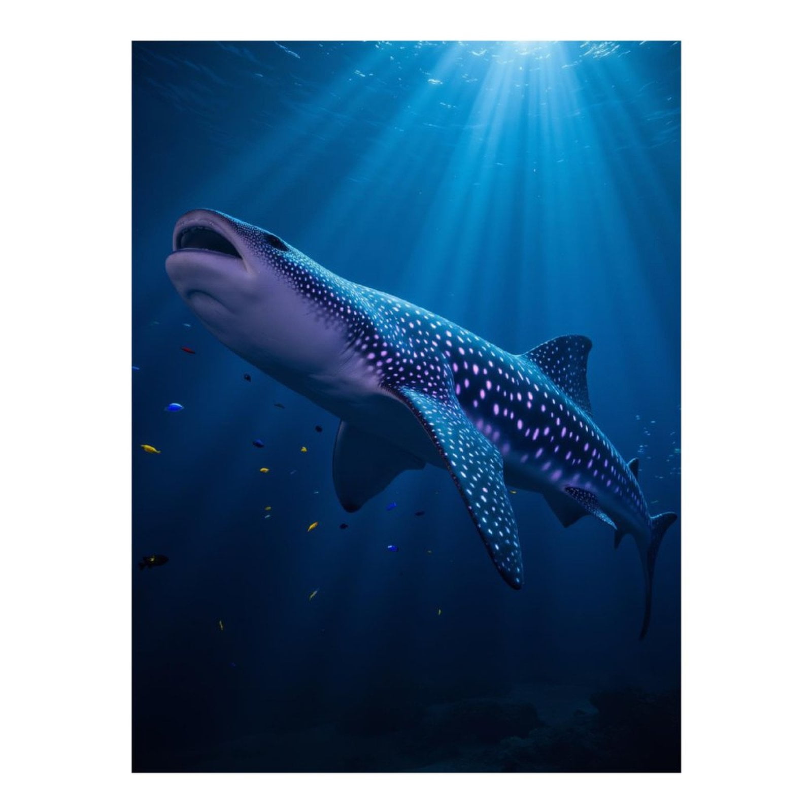 Diamond Art Kits for Adults - 5d Whale Shark Ocean Glow Diamond Painting for Adults, Diamond Art for Adults Beginners, Diamond Painting Kits for Adults for Home Wall Decor