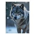 thumbnail image 1 of Diamond Art Kits for Adults - 5d Winter Wolf Snowfall Scene Diamond Painting for Adults, Diamond Art for Adults Beginners, Diamond Painting Kits for Adults for Home Wall Decor, 1 of 7