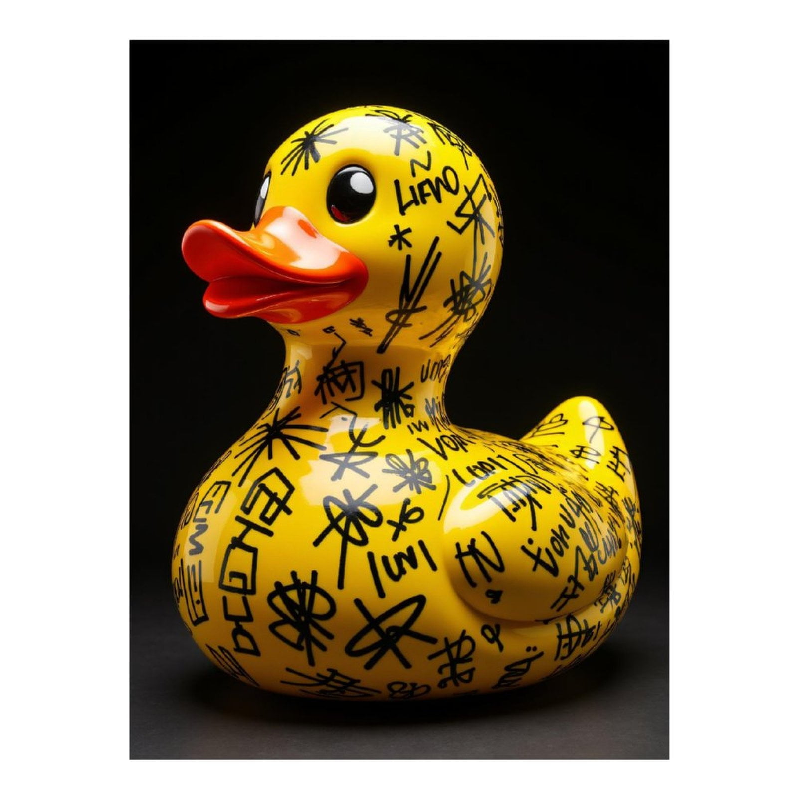 Diamond Art Kits for Adults - 5d Yellow Rubber Duck Graffiti Art Diamond Painting for Adults, Diamond Art for Adults Beginners, Diamond Painting Kits for Adults for Home Wall Decor