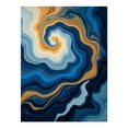 thumbnail image 1 of Diamond Art Kits for Adults, Abstract Blue Gold Swirl Art 5D Diamond Painting Kits for Adults Beginners, DIY Full Drill Diamond Painting, Gem Art and Crafts 12x16, 1 of 7