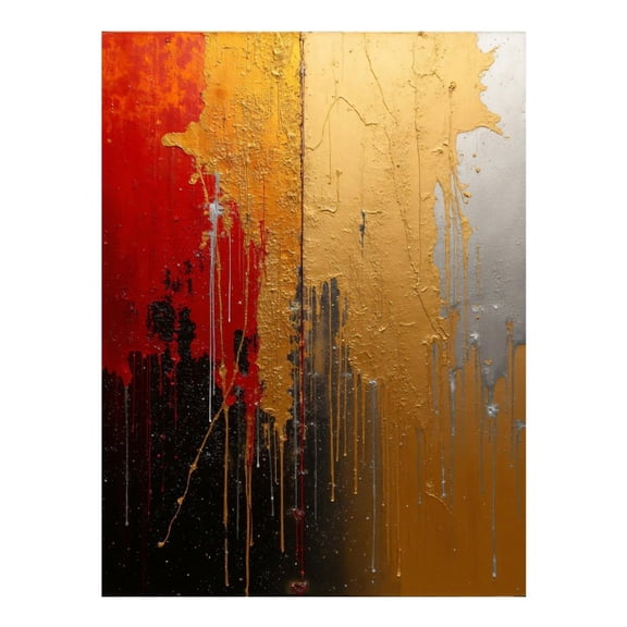 Diamond Art Kits for Adults, Abstract Dripping Paint Art Bold 5D Diamond Painting Kits for Adults Beginners, DIY Full Drill Diamond Painting, Gem Art and Crafts 12x16