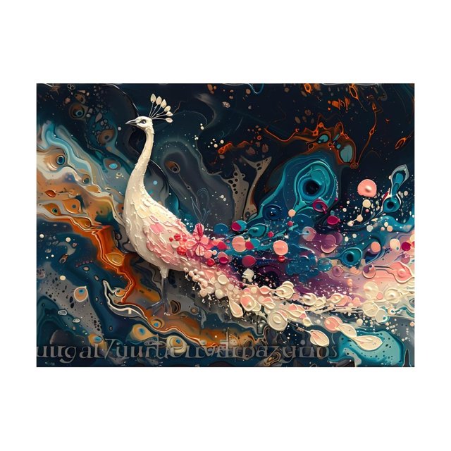 Diamond Art Kits for Adults Abstract Peacock Painting DIY Diamond