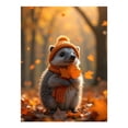 thumbnail image 1 of Diamond Art Kits for Adults, Adorable Hedgehog Autumn Scene 5D Diamond Painting Kits for Adults Beginners, DIY Full Drill Diamond Painting, Gem Art and Crafts 12x16, 1 of 7