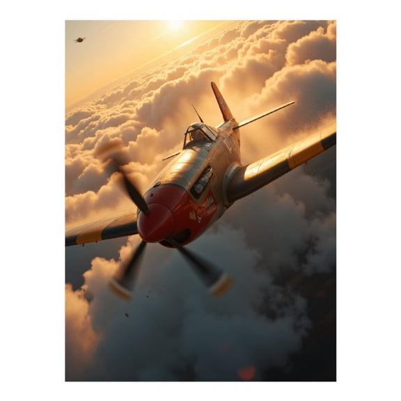 Diamond Art Kits for Adults, Airplane Flight Sunset Clouds Sky 5D Diamond Painting Kits for Adults Beginners, DIY Full Drill Diamond Painting, Gem Art and Crafts 12x16