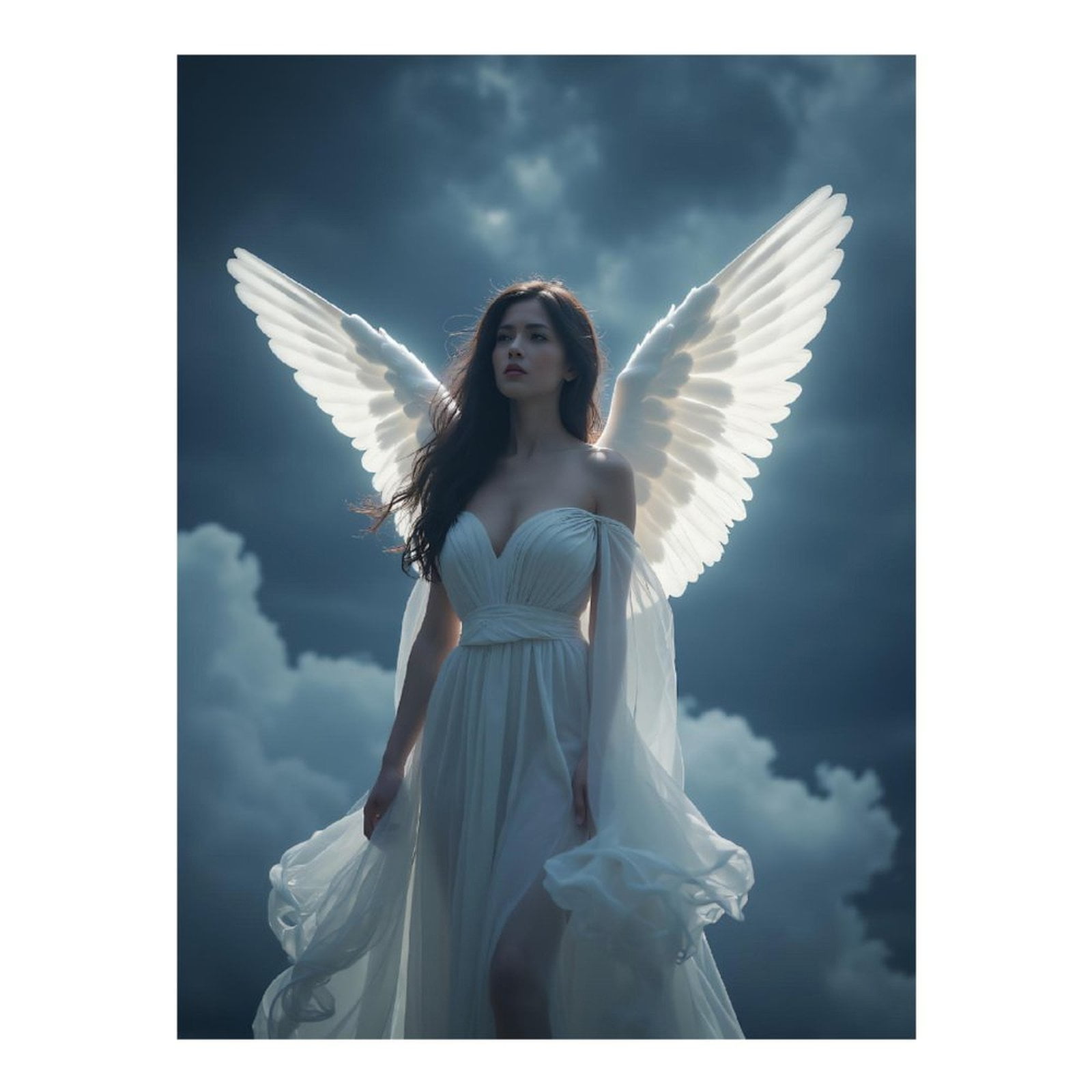 Diamond Art Kits for Adults, Angel Woman Wings Night Sky 5D Diamond Painting Kits for Adults Beginners, DIY Full Drill Diamond Painting, Gem Art and Crafts 12x16