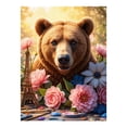 thumbnail image 1 of Diamond Art Kits for Adults - Bear Art Blossoms Paris Vibes 5d Diamond Painting for Adults, Diamond Art for Adults Beginners, Frameless Diamond Painting Kits for Adults for Home Wall Decor, 1 of 7