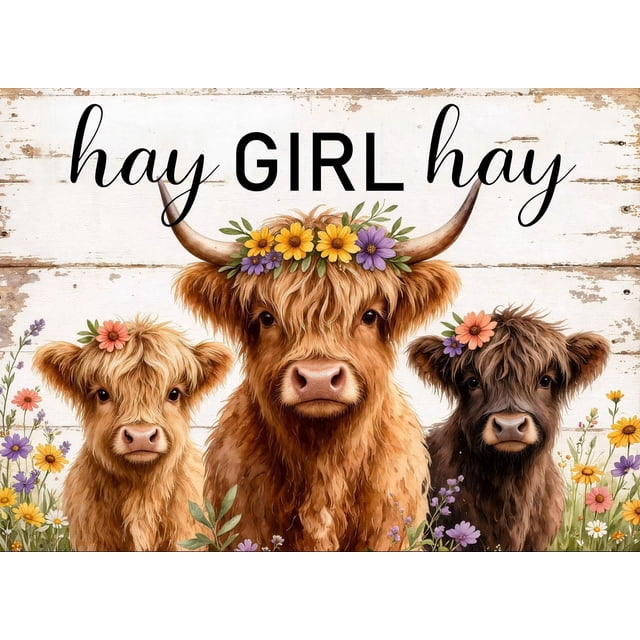 Diamond Art Kits for Adults Beginner, Highland Cow DIY Diamond Painting ...