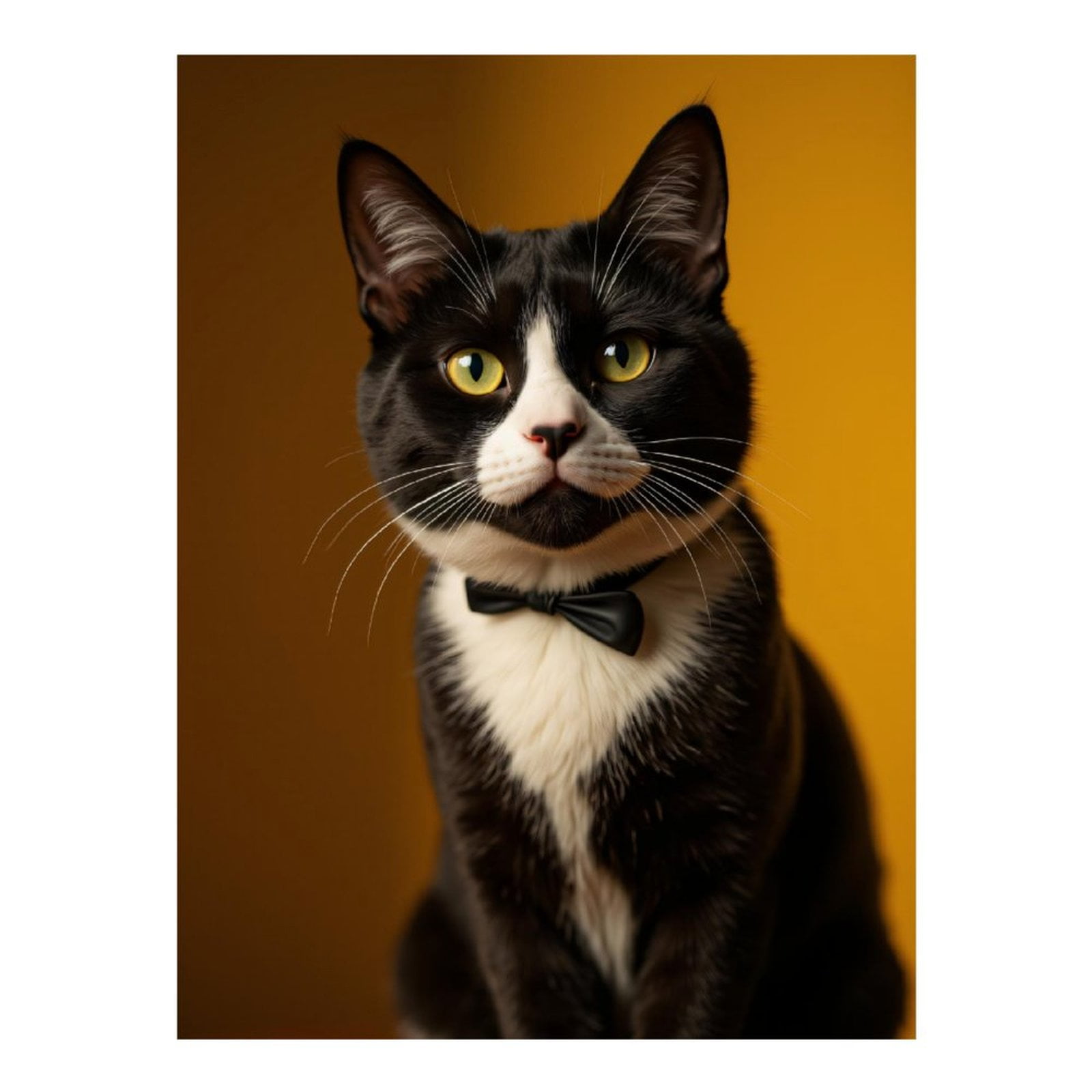 Diamond Art Kits for Adults - Black And White Tuxedo Cat Bowtie 5d Diamond Painting for Adults, Diamond Art for Adults Beginners, Frameless Diamond Painting Kits for Adults for Home Wall Decor