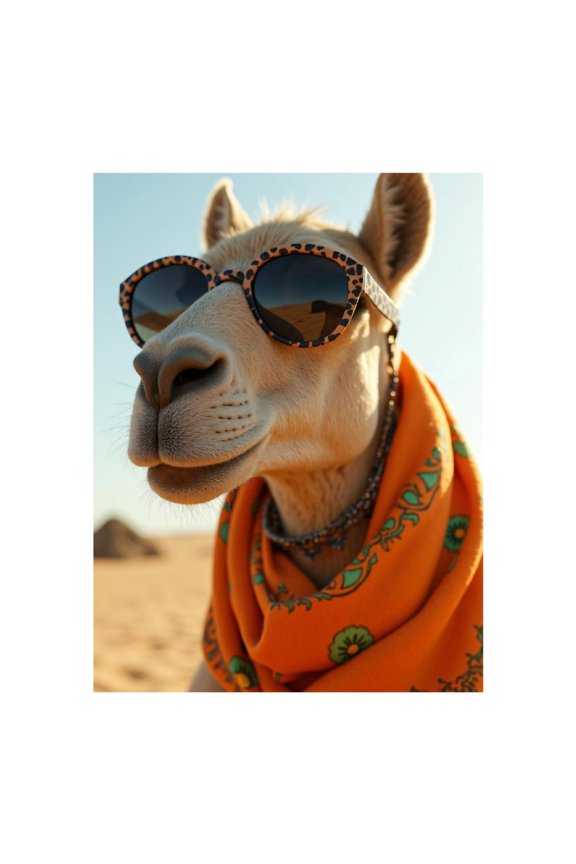 Diamond Art Kits for Adults - Cool Camel Fashion Desert Style 5d Diamond Painting for Adults, Diamond Art for Adults Beginners, Frameless Diamond Painting Kits for Adults for Home Wall Decor