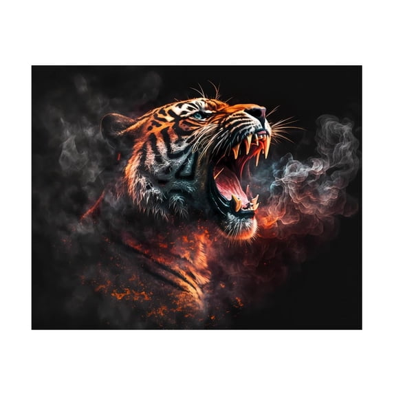 Diamond Art Kits for Adults, Cool TigerDiamond Painting Kits for Beginners, Frameless Round 5D Full Drill Diamonds Art Pictures Gem Art Crafts Home Decor Gifts