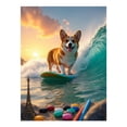 thumbnail image 1 of Diamond Art Kits for Adults - Corgi Surf Sunset Waves Candies Beach 5d Diamond Painting for Adults, Diamond Art for Adults Beginners, Frameless Diamond Painting Kits for Adults for Home Wall Decor, 1 of 7