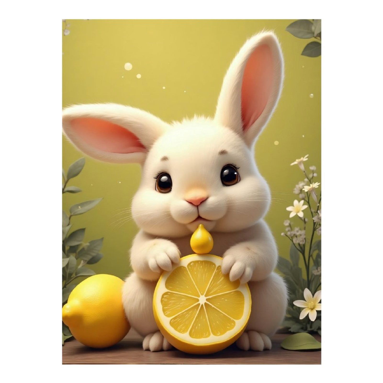 Diamond Art Kits for Adults - Cute Bunny Eggshell Print No.68 5D Frameless Dimond Painting Kit for Adults Beginner, Round Diamond Kits for Home Wall Decor, Gift for Women
