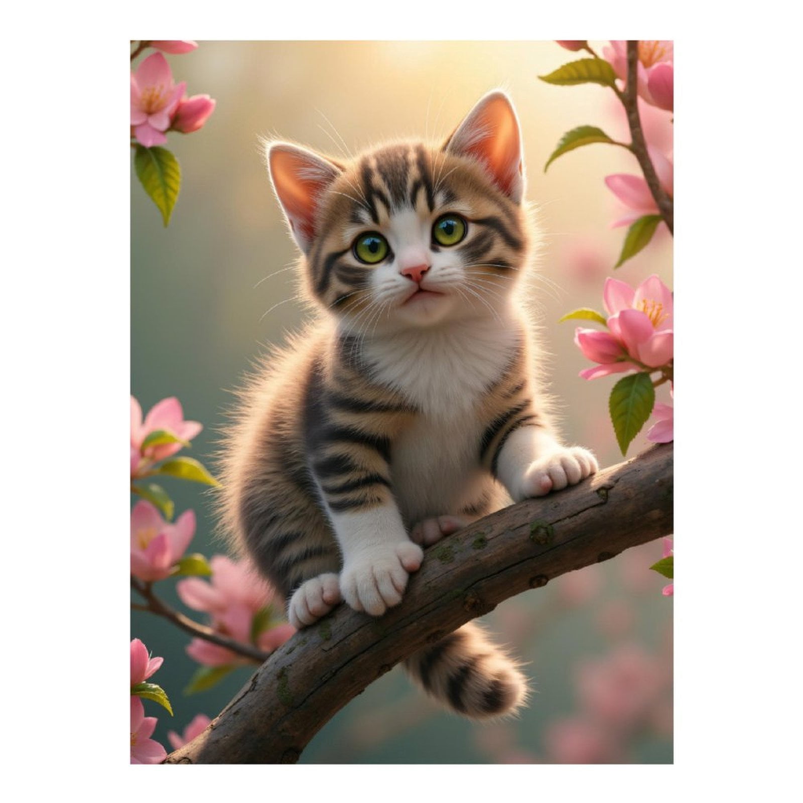 MISHBAY Diamond Painting voor Volwassenen Kat - 30x40cm