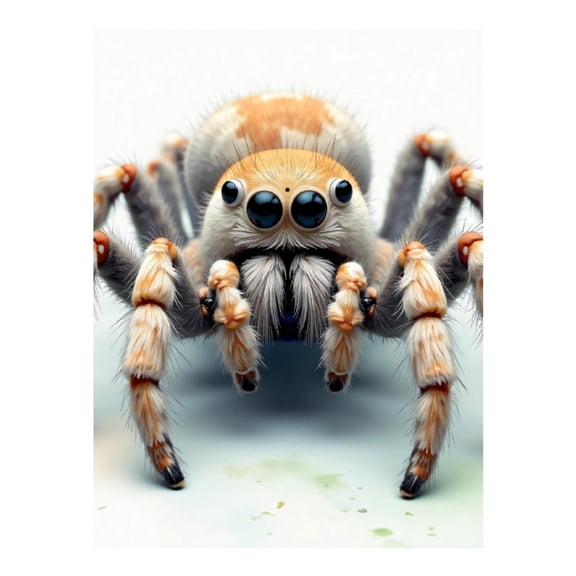 Diamond Art Kits for Adults - Cute Realistic Spider Print No.9 5D Frameless Dimond Painting Kit for Adults Beginner, Round Diamond Kits for Home Wall Decor, Gift for Women