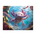 thumbnail image 1 of Diamond Art Kits for Adults, Cute Underwater AxolotlDiamond Painting Kits for Beginners, Frameless Round 5D Full Drill Diamonds Art Pictures Gem Art Crafts Home Decor Gifts, 1 of 8