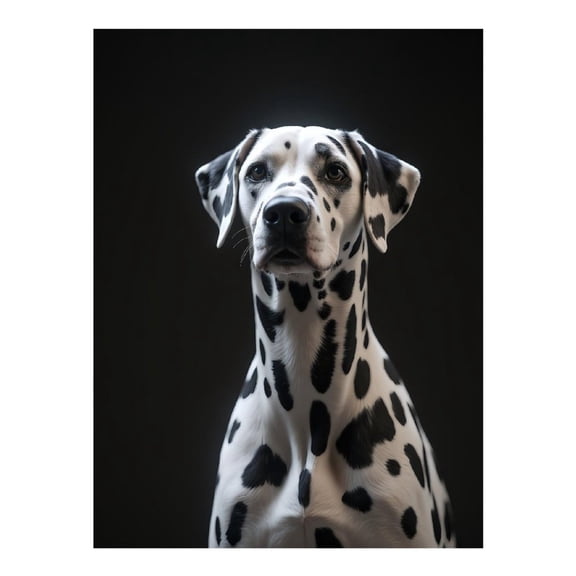 Diamond Art Kits for Adults - Dalmatian Portrait Black White Spots 5d Diamond Painting for Adults, Diamond Art for Adults Beginners, Frameless Diamond Painting Kits for Adults for Home Wall Decor