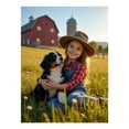 thumbnail image 1 of Diamond Art Kits for Adults - Dog Farm Sunset Red Barn 5d Diamond Painting for Adults, Diamond Art for Adults Beginners, Frameless Diamond Painting Kits for Adults for Home Wall Decor, 1 of 7