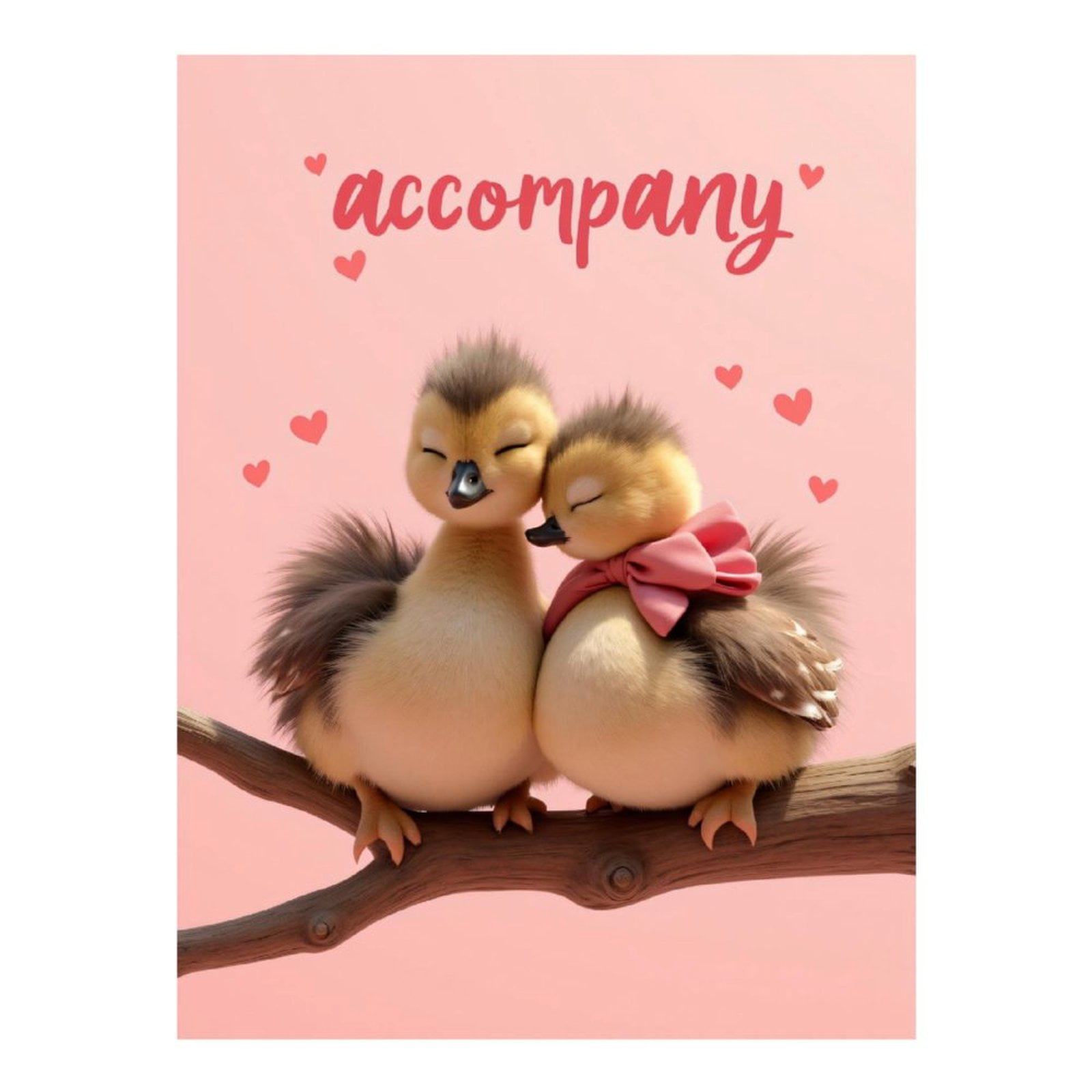 Diamond Art Kits for Adults, Ducklings On Branch With Hearts 5D Diamond Painting Kits for Adults Beginners, DIY Full Drill Diamond Painting, Gem Art and Crafts 12x16
