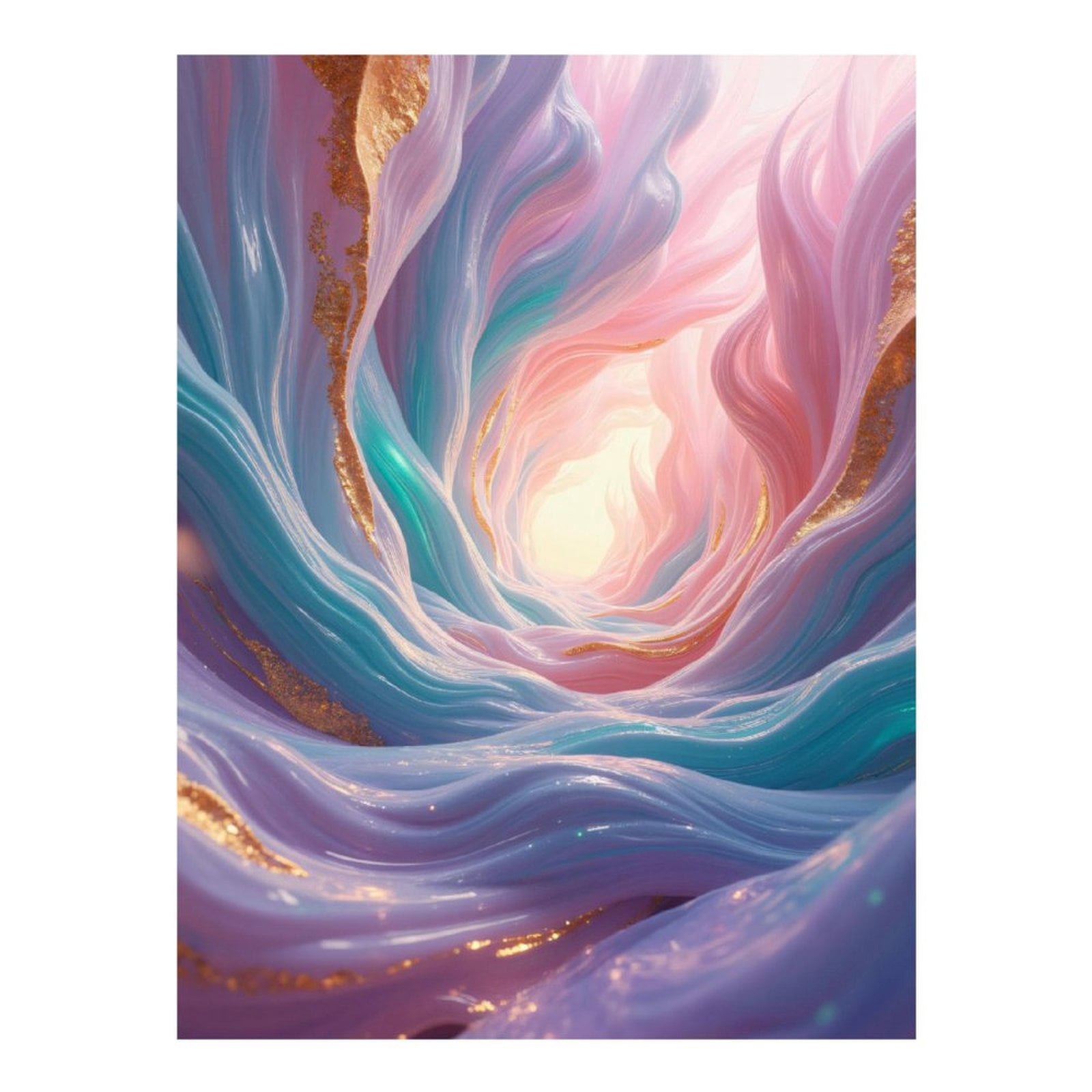 Diamond Art Kits for Adults, Ethereal Pastel Swirl Abstract Art 5D Diamond Painting Kits for Adults Beginners, DIY Full Drill Diamond Painting, Gem Art and Crafts 12x16