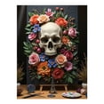 thumbnail image 1 of Diamond Art Kits for Adults, Floral Skull Art With Painting Tools 5D Diamond Painting Kits for Adults Beginners, DIY Full Drill Diamond Painting, Gem Art and Crafts 12x16, 1 of 7