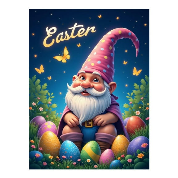 Diamond Art Kits for Adults, Garden Gnome Spring Celebration 5D Diamond Painting Kits for Adults Beginners, DIY Full Drill Diamond Painting, Gem Art and Crafts 12x16