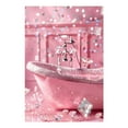 thumbnail image 1 of Diamond Art Kits for Adults, Glittering Pink BathtubDiamond Painting Kits for Beginners, Frameless Round 5D Full Drill Diamonds Art Gem Art Crafts Home Decor Gifts, 1 of 8