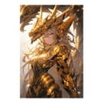 thumbnail image 1 of Diamond Art Kits for Adults, Golden Armor Dragon PrincessDiamond Painting Kits for Beginners, Frameless Round 5D Full Drill Diamonds Art Gem Art Crafts Home Decor Gifts, 1 of 8