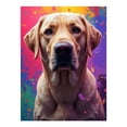 thumbnail image 1 of Diamond Art Kits for Adults, Golden Retriever Colorful Background 5D Diamond Painting Kits for Adults Beginners, DIY Full Drill Diamond Painting, Gem Art and Crafts 12x16, 1 of 7