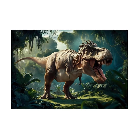 Diamond Art Kits for Adults, Green Forest DinosaurDiamond Painting Kits for Beginners, Frameless Round 5D Full Drill Diamonds Art Pictures Gem Art Crafts Home Decor Gifts